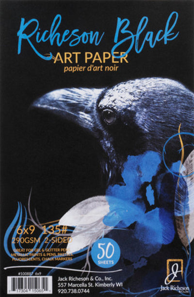 Black Art Paper | 50 Sheets