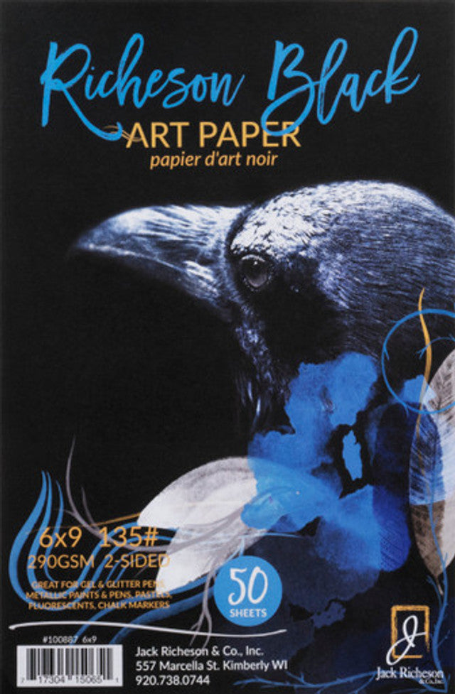 Black Art Paper | 50 Sheets