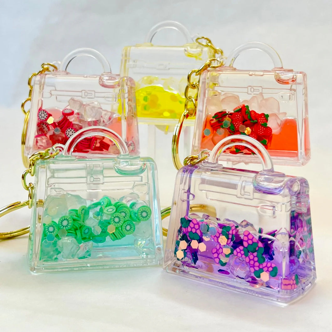 Purse Confetti Key Chain