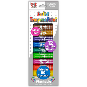 Kwik Stix Solid Tempera Paint Sticks | 12 Pack