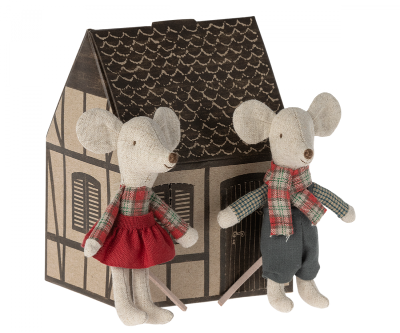 Winter Mice Twins