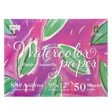 Load image into Gallery viewer, Watercolor Paper | 50 Sheets | 88#