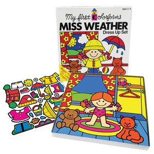 My First Colorforms | Miss Weather Dress Up Set