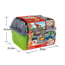 Load image into Gallery viewer, Hape Railway Construction Kit Bucket Builder