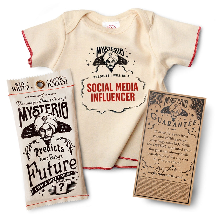 Mysterio's Future-Predicting Infant Tees