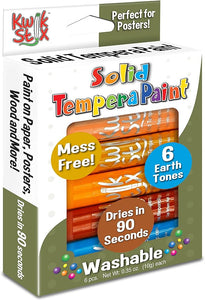 Kwik Stix Tempera Paint Sticks | 6pc