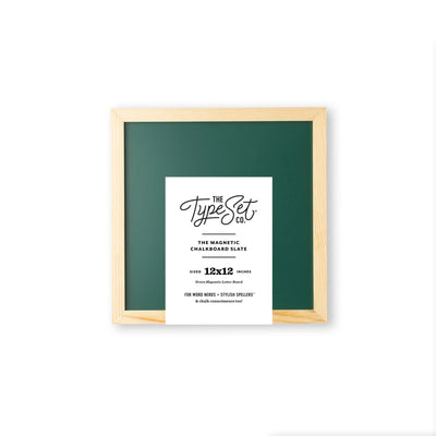 The Magnetic Green Chalkboard| 12 x 12