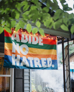 Abide No Hatred Flag