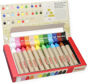 Rice Bran Wax Art Crayons