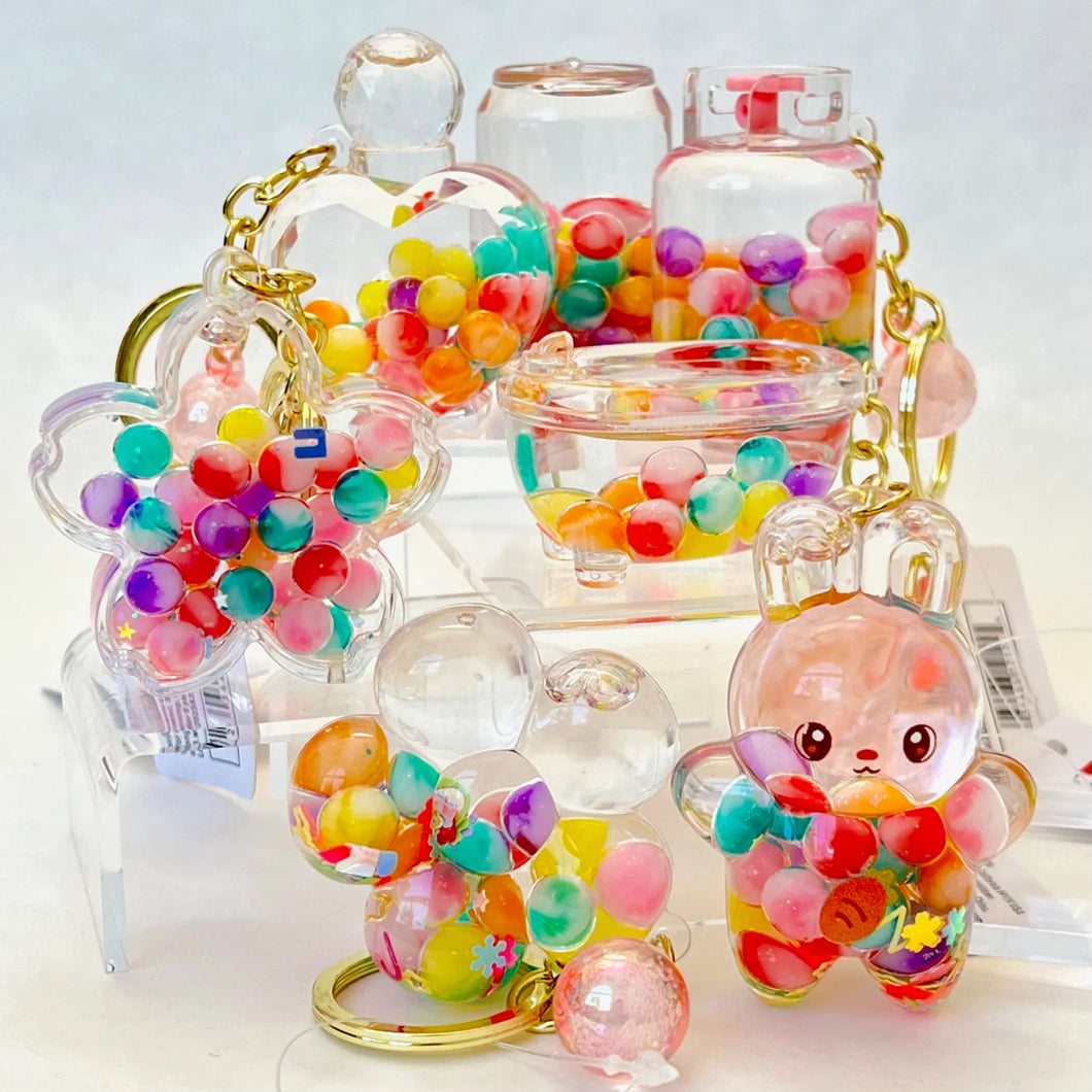 Colorful Balls Floaty Keychain