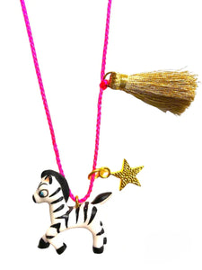 Zoe the Zebra Necklace