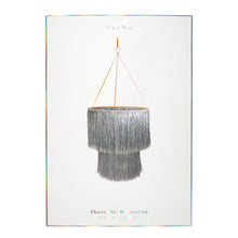 Load image into Gallery viewer, Silver Tinsel Chandelier