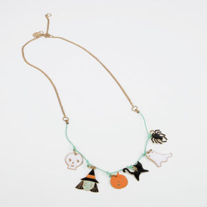 Halloween Enamel Necklace