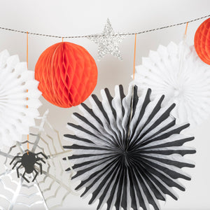 Halloween Honeycomb Shapes Garland