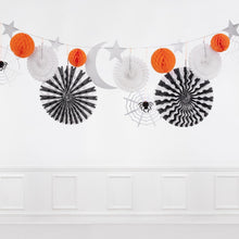 Load image into Gallery viewer, Halloween Honeycomb Shapes Garland