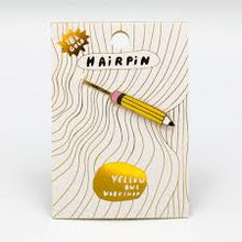 Load image into Gallery viewer, Yellow Owl Hairpin