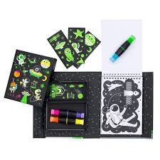 Tiger Tribe Neon Outer Space Coloring Set