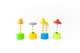 Magical Mushroom Push Puppets