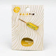 Load image into Gallery viewer, Yellow Owl Hairpin