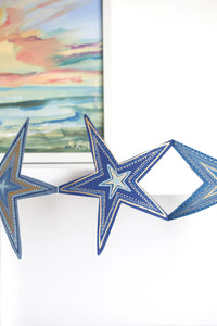 Concertina Paper Star Garland