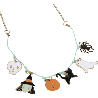 Halloween Enamel Necklace