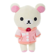 Load image into Gallery viewer, Korilakkuma Plush | Pink Letterman Jacket Small