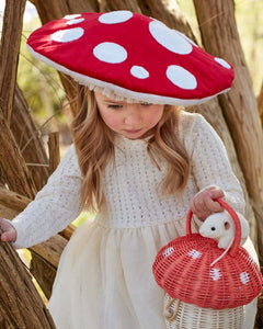 Velvet Mushroom Hat