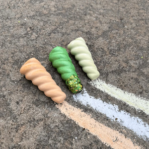 Handmade Sidewalk Chalk | Gigantosaurus Teeth