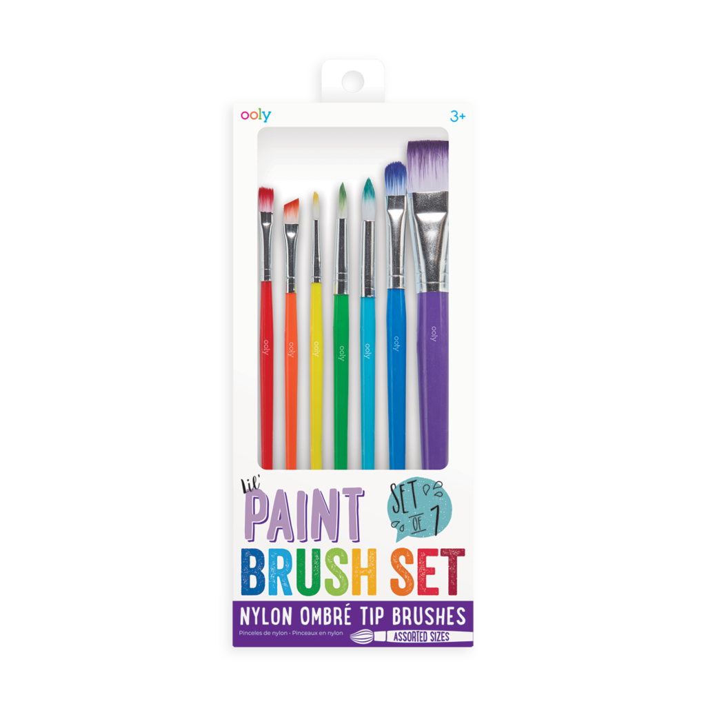 Lil' Paintbrushes - 7pc - TREEHOUSE kid and craft