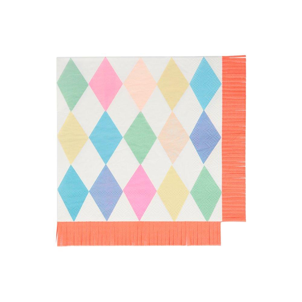 Circus Fringe Napkins - TREEHOUSE kid and craft