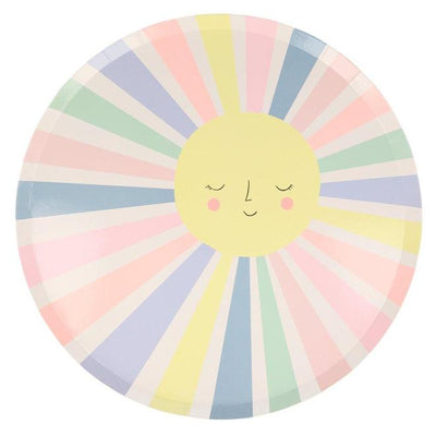 Rainbow Sun Dinner Plates - TREEHOUSE kid and craft