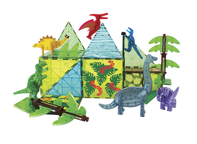 Dino World Magna-Tiles | XL 50pc - TREEHOUSE kid and craft