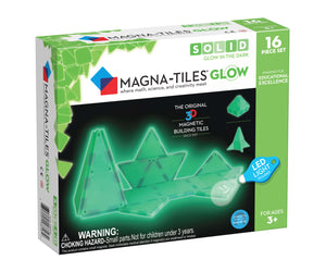 Magna-Tiles Glow 16pc - TREEHOUSE kid and craft