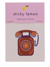 Load image into Gallery viewer, Sticky Lemon Temporary Tattoos - TREEHOUSE kid and craft