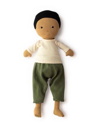 Jules Doll in Cedar Pants and Natural Shirt - TREEHOUSE kid and craft