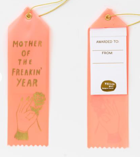 Mother of the Year Award Ribbon - TREEHOUSE kid and craft