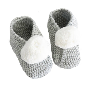 Pom Pom Booties - TREEHOUSE kid and craft