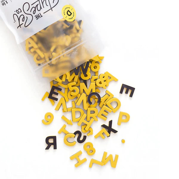 Soft Magnetic Letter Sets