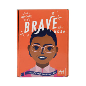 BRAVE like Rosa | Needle Punch Kit - TREEHOUSE kid and craft