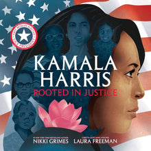 Load image into Gallery viewer, Kamala Harris, rooted in justice - TREEHOUSE kid and craft