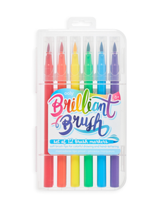 Brilliant Brush 12 Count Markers - TREEHOUSE kid and craft